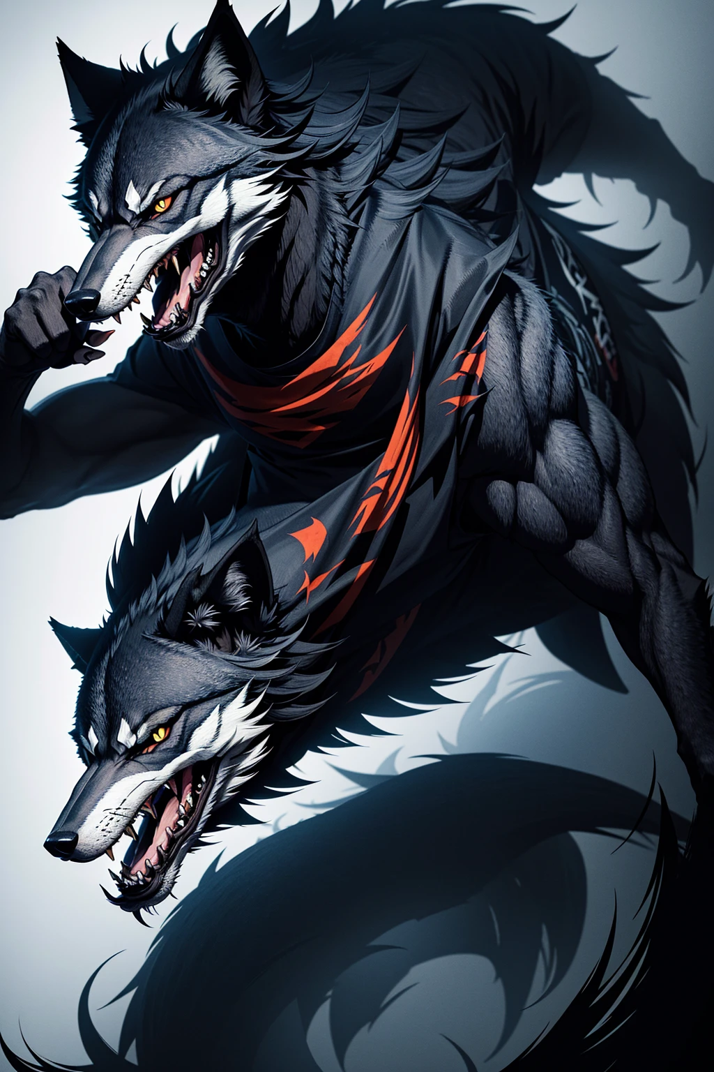 two wolves having gay sex, full penetration,canine penis, , lots of veins on penis, cum dripping on penis, huge balls, very hard penis, projectile cum, cumming in mouth, gay furry, cum all over face, pov, (anal penetration:1.3)