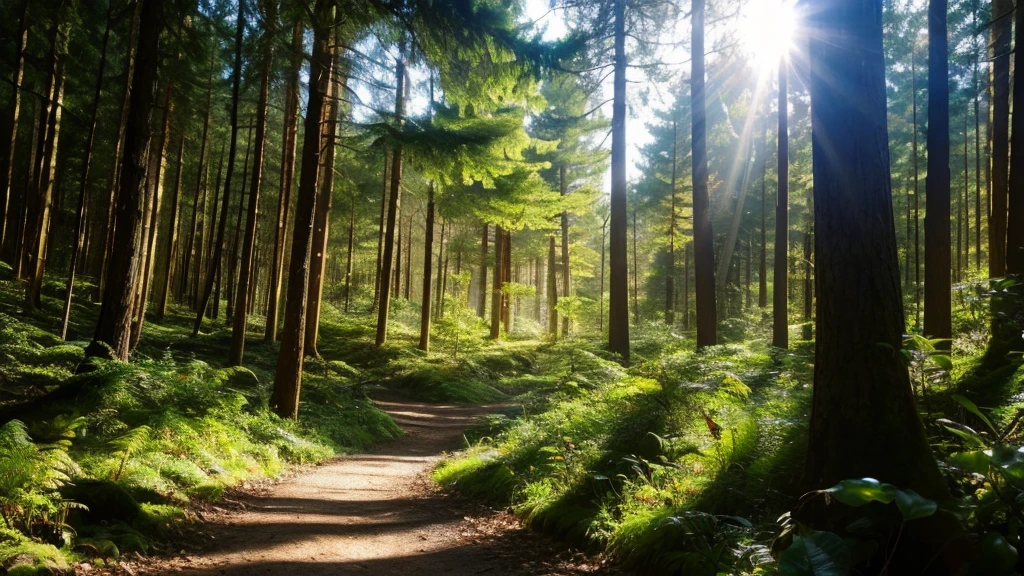 in the forest、月のLight、Fantastic colors、Fantastic beauty、Light、nature