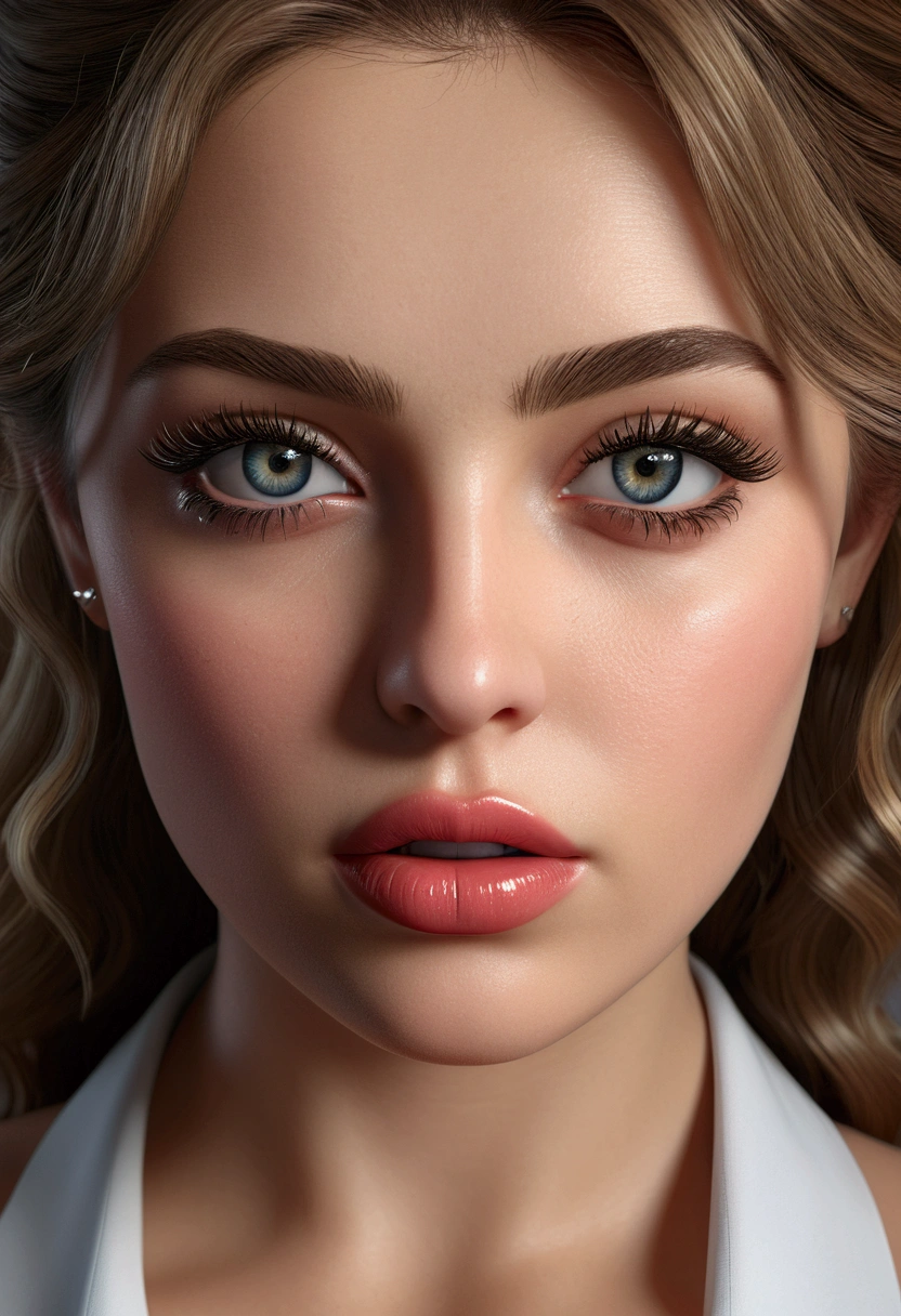 (best quality, 4k, 8k, high-res, masterpiece:1.2), ultra-detailed, (realistic, photorealistic, photo-realistic:1.37), (beautiful detailed eyes, beautiful detailed lips, extremely detailed eyes and face), studio lighting, physically-based rendering, vivid colors, big tits, buttoned up blouse, large breasts, buttoned up blouse