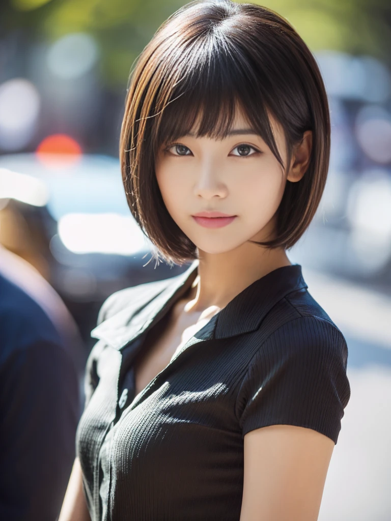 ((Highest quality、In 8K、masterpiece:1.3))、Sharp focus:1.2、Beautiful woman perfect body:1.4、Slim Abs:1.2、((Short Hair:1.2))、(trendy fashion in tokyo、shirt:1.1)、No background、Wet body:1.5、Three-dimensional texture、Detailed eyes、(Brown Hair、Black Hair:1.2)、Very shiny hair、Backward view、Hair quality improvement、Handsome short、Short-haired blonde。