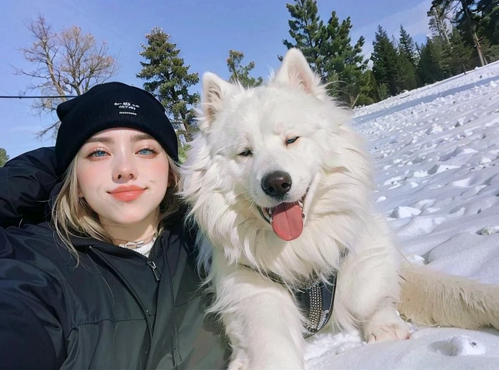 Billie eilish  ocean eyes dog face de lado