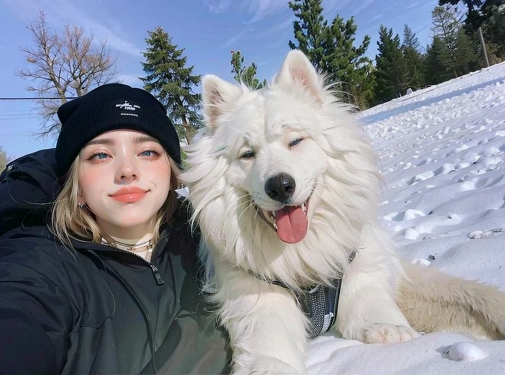 Billie eilish  ocean eyes dog face de lado