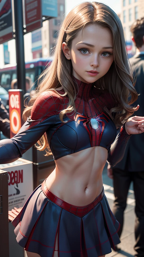 Melissa Benoist、マーベルコミックの映画Poster、so beautiful、Movies about Spider-Man、sexy、whole body、Wearing a skirt、Premiere Date、Poster、belly buttonを突き出す、new york、She's wearing a ripped Spiderman suit、The suit is torn、Wearing a skirt、Red and black color scheme、dynamic、masterpiece、Highest quality、Super detailed、Very detailed、Delicate and beautiful shine、Ultra-high resolution、Cinematic、break、breakドロップ、(Torn clothes:1.5)、(Wet clothes:1.4)、Bare shoulders、Real Rain、Wet Hair、belly button、Exposed Skin、sexyな肩を披露