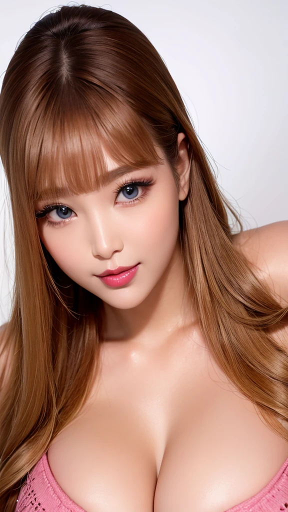 Beauty, Mystical Eyes、Big 、Super sexy、Pale skin、Shiny Hair、Super long hair、Loose and fluffy perm、Close to blonde、Are fat、fat、smile、Heavy makeup、Pink lipstick、Thick lipoisturized lips、Plump、Voluptuous、Indian、spring、Blue sky、White cloud、looking at the camera、Has bangs、Bangs fall on the forehead、Heavy makeup、Heavy makeup、The face is dark、Exotic Face
