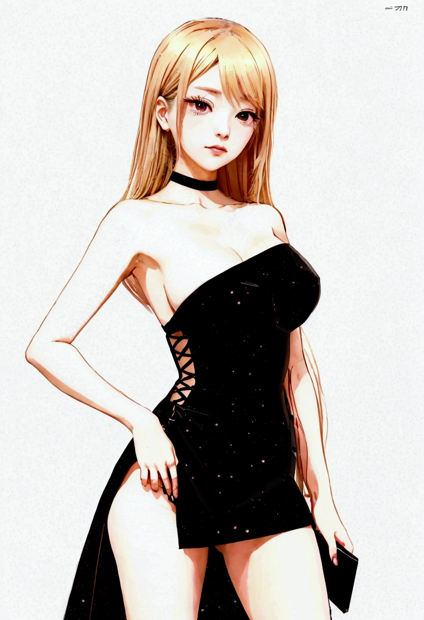 anime girl in black dress with black stockings and black shoes, anime girl wearing a black dress, ( ( marin kitagawa # ) ), marin kitagawa *,  in dress, seductive anime girl, beautiful alluring anime woman, misa amane, beautiful alluring anime teen, ecchi anime style, cute anime waifu in a nice dress