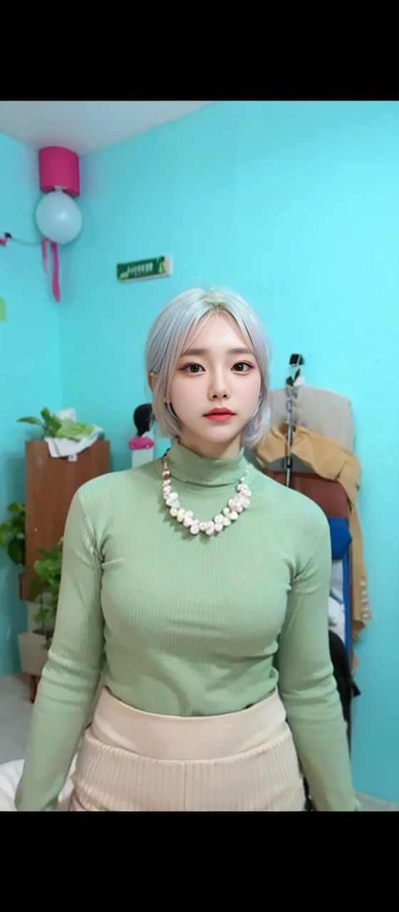 realistic、highest quality、1 girl、pink hair,short hair,saliva、,professional lighting、on lap、Being in the gym、Power Rack、long sleeve fancy yoga wear、
