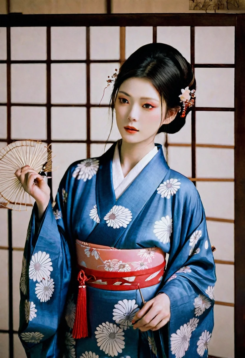 Apparition,Ghost,Girl, Rokurokubi,Long neck,Beauty,Realistic Women, lovely,Japanese,Japanese style,kimono