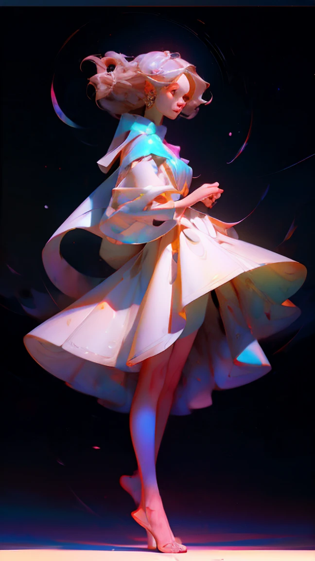 An ultra-realistic and Super detailed (A legendary multi-coloured psychedelic masterpiece), ((Big gorgeous, Shine, COLORFUL INFINITY ♾️ SYMBOL IN HER HANDS)), ((Full body portrait)), (Dynamic Angle), Highest quality, (Diagonal view), One girl, 彼女はbeautiful魔法の錬金術師です, Very noble white woman, Ring-shaped silver eyes, Calm, Half closed eyes, Slim body, Slim waist, Small breasts, (barefoot), wonderful dark hair, A confident smile, ((ゴージャスでカラフルな虹色にShine銀河を手に持つ)), Celestial Map, A very elaborate and expensive wizard's skirt, beautiful, dramatic, Backlight, night, midnight, (Many Stars), beautiful fantastic night view, (Super detailed, finely detailed beautiful eyes and face), High resolution, 8K Ultra HD, Perfect Anatomy, Perfect Fingers, Highly detailed landscape, Highly detailed background, perspective, Depth of written boundary, Atmospheric