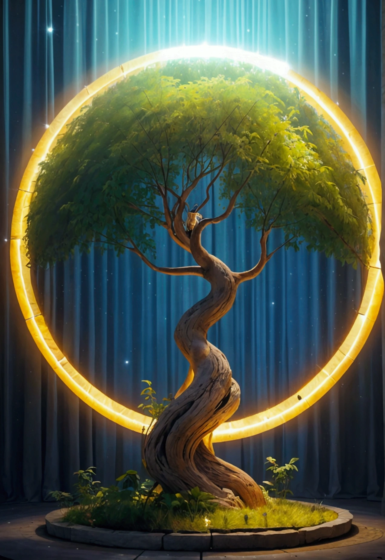 Circle of Life: Place "Areté" inside a circle, symbolizing totality and perfection, with small details around that represent balance and harmony.