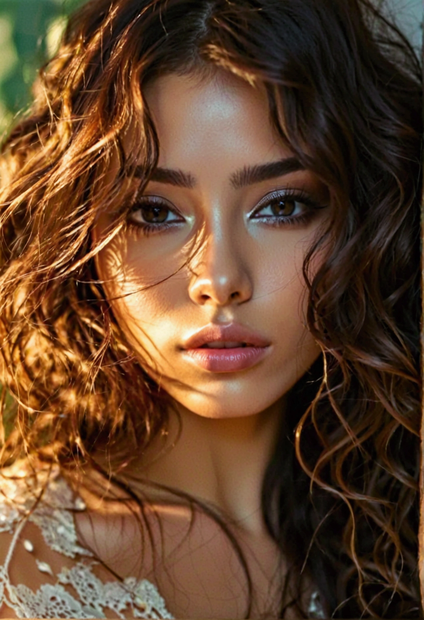 arafed, femme, à, vêtements noirs, fille sexy aux yeux marrons, portrait sophie mudd, cheveux bruns et grands yeux, selfie d&#39;une jeune femme, yeux de la chambre, violette myers, sans maquillage, maquillage naturel, regarder directement la caméra, visage avec artgram, maquillage subtil, Superbe photo de tout le corps, dans la chambre, clivage