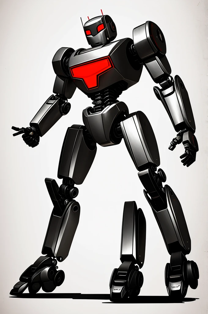Sketch of a robot with legs