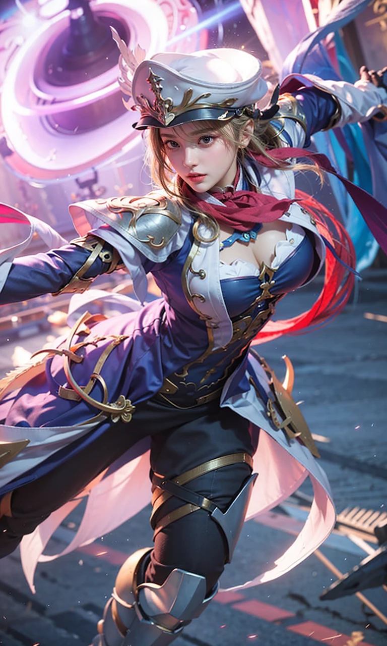 a close up of a 4 girls ,blonde hair , big booobs , shadowbringers cinematic, 4 k detail fantasy, a beautiful fantasy empress, game cg, xianxia fantasy, xianxia hero, 2. 5 d cgi anime fantasy artwork, cinematic goddess close shot, ruan jia and artgerm, wow 4 k detail fantasy, hyperdetailed fantasy character