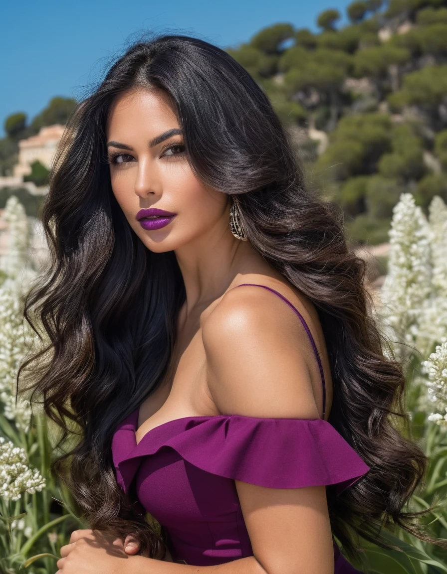 Plucked woman with long hair posing for a photo in a field, lorena avarez, Violet Myers, my caliph, beautiful latin face, 30 year old woman, 3 0 year old woman, marischa becker, Beautiful woman mexicana, she looks like laura barrios, cara sexy, thick lips, brown hair and a perfect body, neckline She has very long dark hair down to her hips., she is tall, slim build and has the best vacation in Monaco. Photos of that face., Photos very influencer style in the south of France sexy girl with dark brown hair, beautiful woman, long curvy black hair, Violet Myers, Amazing beauty, beautiful latin face, Beautiful woman hermosa, long wavy black fur, extended wavy hair, thick dark hair, she looks like laura barrios, Attractive woman, Beautiful woman
