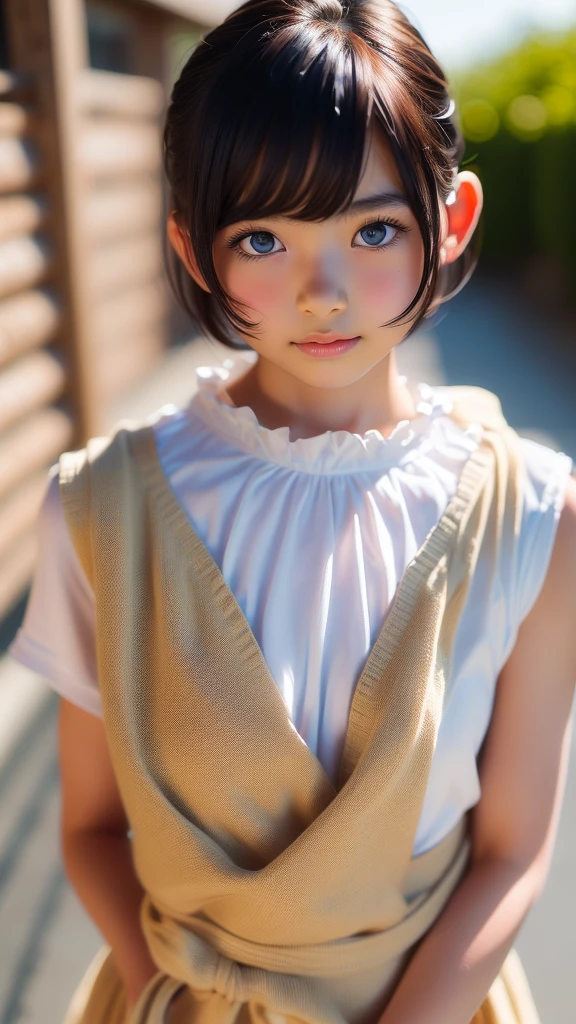 ((sfw: 1.4)), ((sfw, handsome short hair, 1 Girl)), Ultra High Resolution, (Realistic: 1.4), RAW Photo, Best Quality, (Photorealistic Stick), Focus, Soft Light, (()), ((Japanese)), (( (young face))), (surface), (depth of field), masterpiece, (realistic), woman, bangs, ((1 girl))