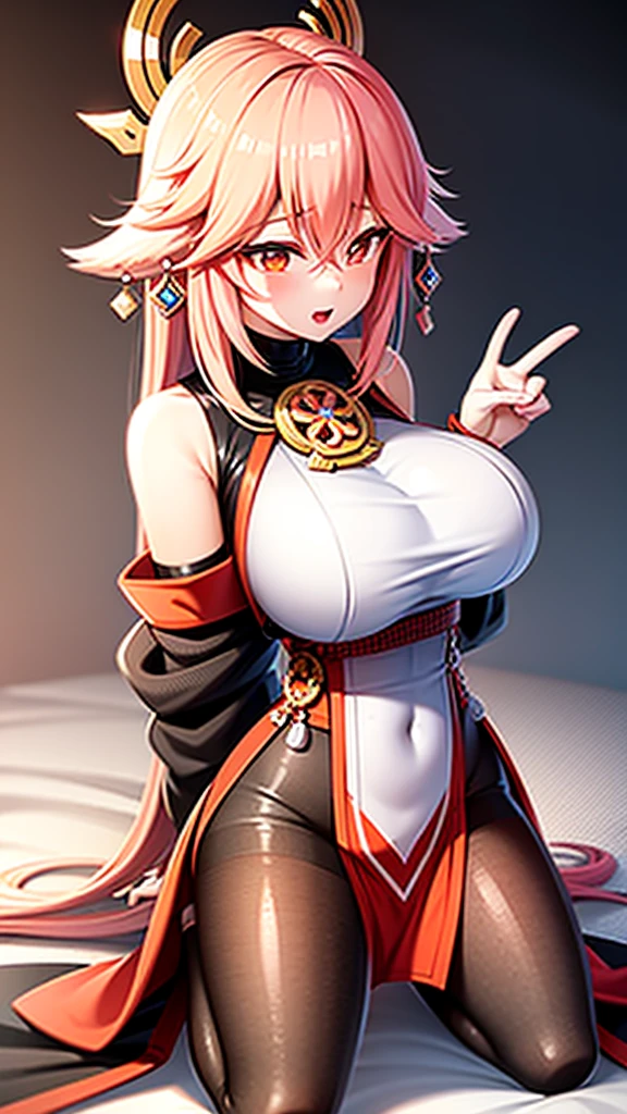 Yae Miko from Geshin impact Big breasts 