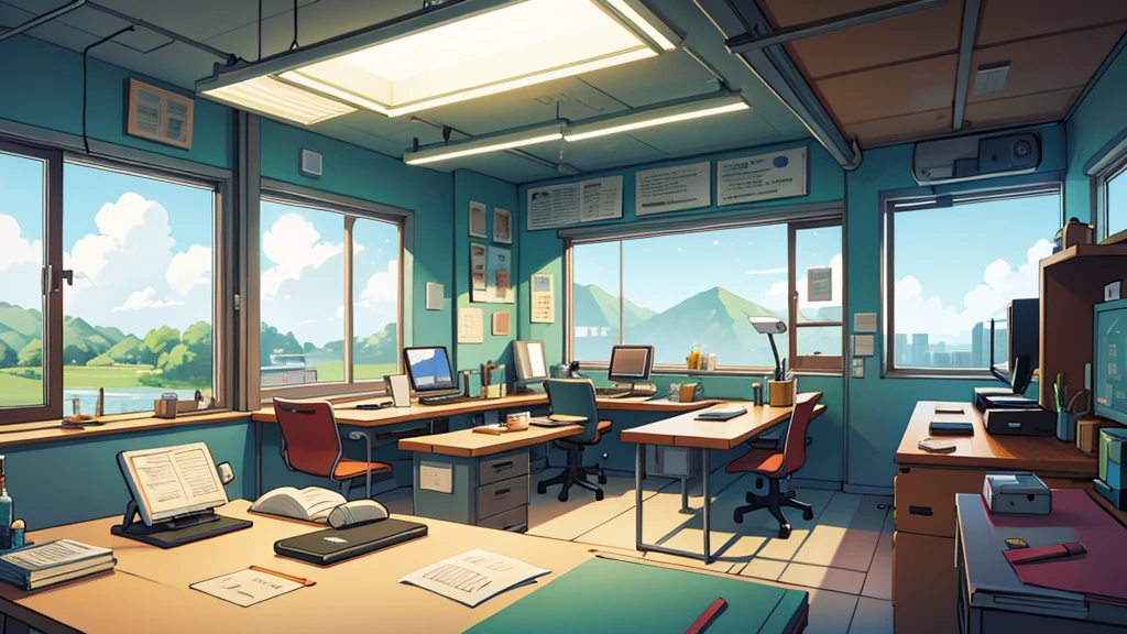 Scientific laboratory, scenary