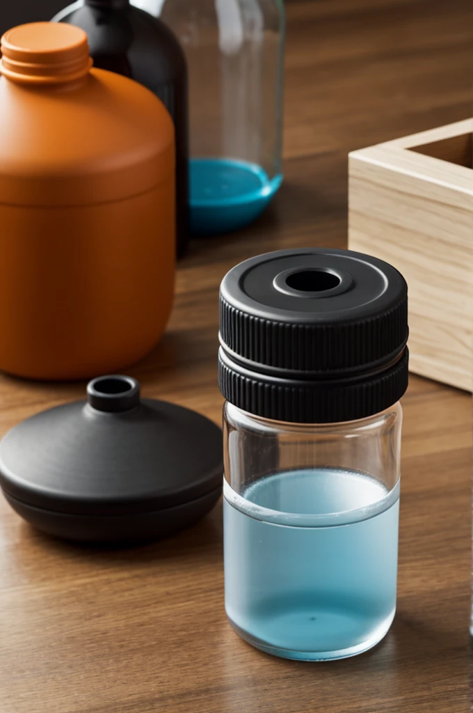 Generates a matte bottle