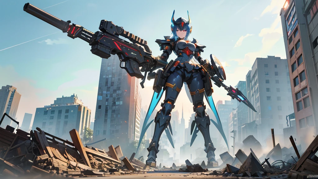 ((giantess))
((Robot Girl)) ((Mechanical Armor)) ((Metal Armor))
((Run through the valley of buildings))((Injection))
((Heavy Armament)) ((Heavy Weapon)) ((Bazouga)) ((Rifle)) ((Long Spear)) ((Great Shield)) ((Helmet)) ((Mechanized Wing))
((beautiful eyes)) ((gentle expression)) ((anime style eyes))
((New York Manhattan)) ((major city)) ((skyscraper district))
(((Female titan taller than a building)))) ((Destroyed city))
(GTScramped, Giantess: 1.2), Outdoors, Full Body, (Height Difference, Standing Close to Crowd: 1.2)
Black smoke fire, fire, flame ((crowd runs away)))
Ruins, piles of rubble, battlefields, ground zero, burnt fields
collapsed buildings, broken cars
big city
unreal engine,((concentrated line)) ((wide-angle lens)) ((sunlight))
((masterpiece)) ((beautiful girl)) ((precise picture))
((Unreal Engine))
((anime style))
(anmnr,Manga character
Destroyed skyscrapers, destroyed cars, crowd Unreal Engine,starrystarscloudcolorful,ROBOTANIMESTYLE,RRS,SRS,MRS,FRS,NJRS,RARS,HRS,BRS