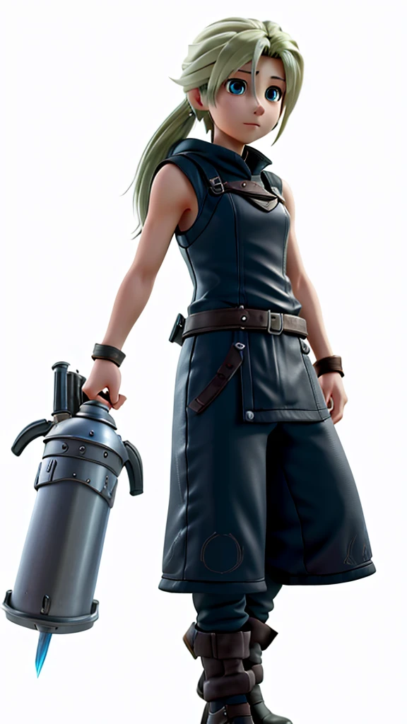 Final Fantasy 7 Characters、Cloud、high resolution、4K、Attention to detail、Realistic、high quality、
