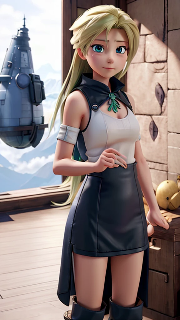 Final Fantasy 7 Characters、Cloud、high resolution、4K、Attention to detail、Realistic、high quality、