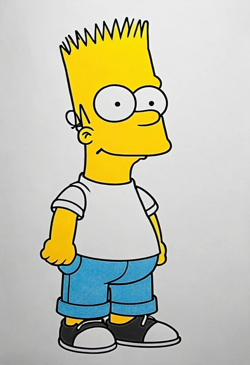 Draw bart simpson