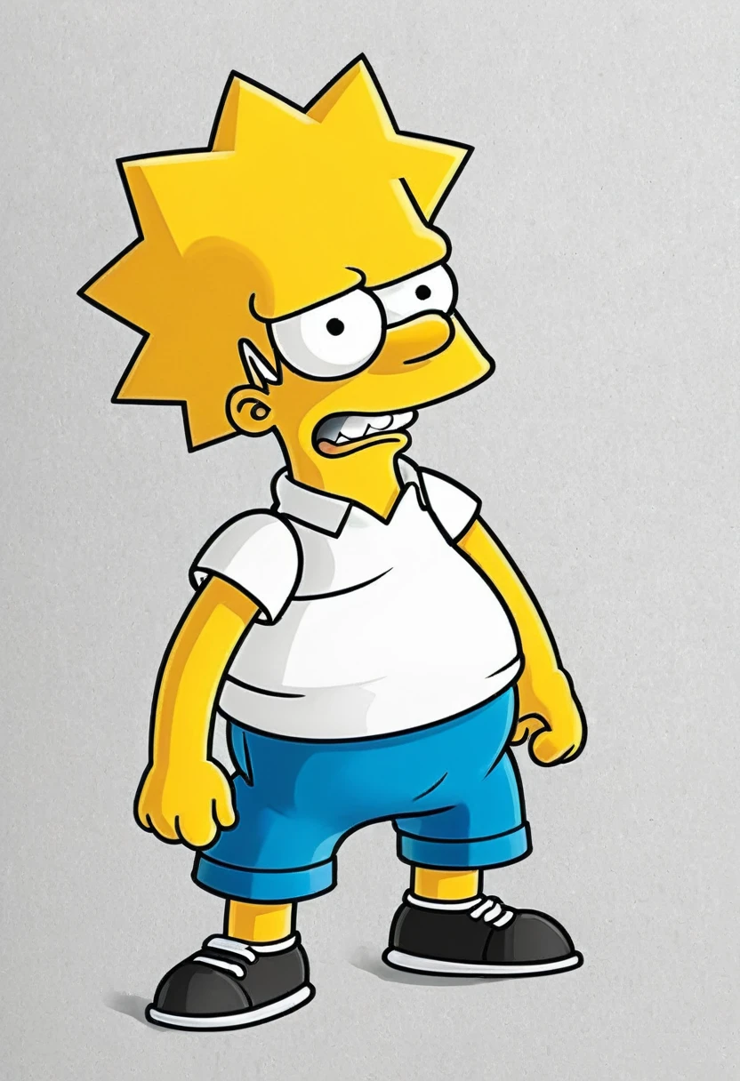 Draw bart simpson