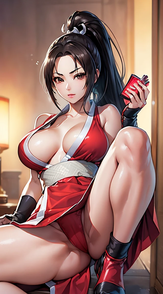 ((High Kick:1.6))、((8K)), ((32k)), ((Highest quality)), ((masterpiece)), ((超High resolution)), ((Tmasterpiece)), (((head shot:1.6)))、((8K)), ((32k)), ((Highest quality)), ((masterpiece)), ((超High resolution)), Fine skin、女性1 person、pink sexy dresses、((Mai Shiranui:1.2)), Expose your shoulders、Brown Hair, Brown eyes, Long and high ponytail, hair band, 1 person、Age 25, Japanese 熟女, beautiful指, beautiful長い脚, beautiful体, beautiful鼻, beautifulキャラクターデザイン, Perfect Eyes, Perfect Face, jewelry, hair ornaments, king of fighters,((Large Handheld Fan:1.6))、
(Tabletop, Highest qualityの, Highest quality, beautifully、beautiful: 1.2), Very detailed, More detailed,適切な体のProfessionalポーション,Tabletop,Ultra-high quality output images,High resolution,Intricate details,Very delicate and beautiful hair,Realistic photos,dream-like,Professionalの照明,Realistic Shadows,Focus Only,
(Big Breasts:1.2,) , フローティングスカートFine skinの質感, High quality fabric, High quality metallic texture、((Beautiful and dense face))、RAW Photos、Professional, Ultra-fine painting, ((alone)), beautiful胸、Highest quality, Very detailed, Very detailed詳細, Finer details, so beautiful,(Five Fingers, Four fingers and thumb),Concept Art, Anime fantasy artwork, Detailed fantasy art,8KHigh resolution, Detailed Art, 8 Slim legs, Defined, Defined fingersBig Breasts:1.2,) , Floating skirt,(((Spread your legs)))、((Shiny underwear)))、beautiful美しさ、Clean long hair、((whole body))、(((Photo taken from below)))、Large Breasts、Big Breasts、mini skirt、The panties are black lace、Japanese、Long limbs、Big Breasts