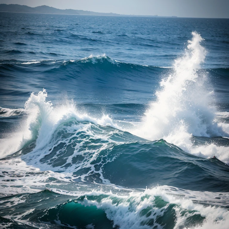 Highest quality　The rough Sea of Japan