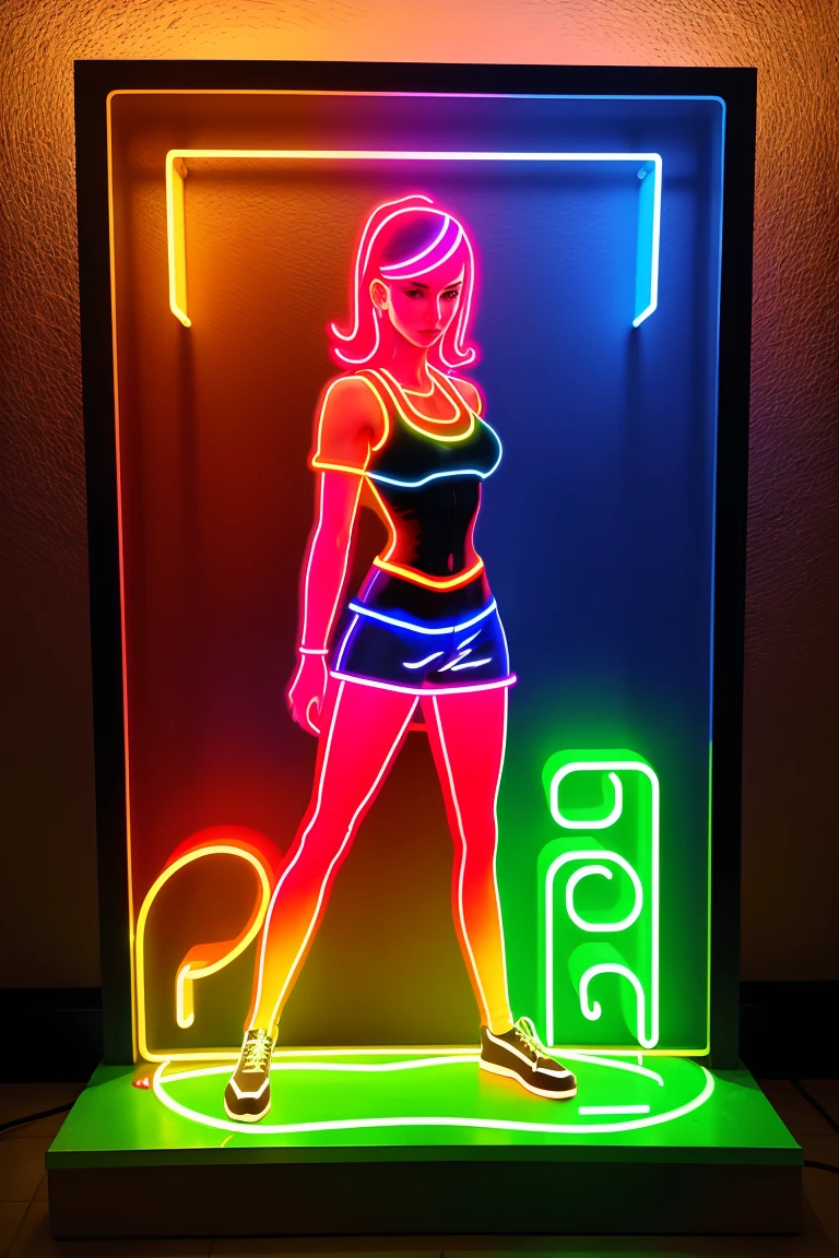 existe existe Marilyn Monroe, Colored blonde hair, standing, 3D neon art of a woman&#39;s body, neon-noir background, femme fatale cyberpunk, seductive cyberpunk dark fantasy, cyberpunk strip clubs, cyberpunk 20 years. oh model girl, cyberpunk oppai, flag, high definition cg society, cg society masterpiece, trends on cgstation, KDA, random hair, looking at the camera, gigantic breastss, neckleace, (highly detailed skin:1.2), 8k hd, dslr, super lighting, high qualiy, film grain, high resolution, highy detailed, hyperrealisti, beautiful  face, Body cute, beautiful eyes nose lips, seductive expression, very bold, top visible, photo by full body, standing legs apart, pale skin, translucent and shiny, most beautiful  face, cute, (well-defined pubic hair:1.2)), (dark smooth black background:1.4))