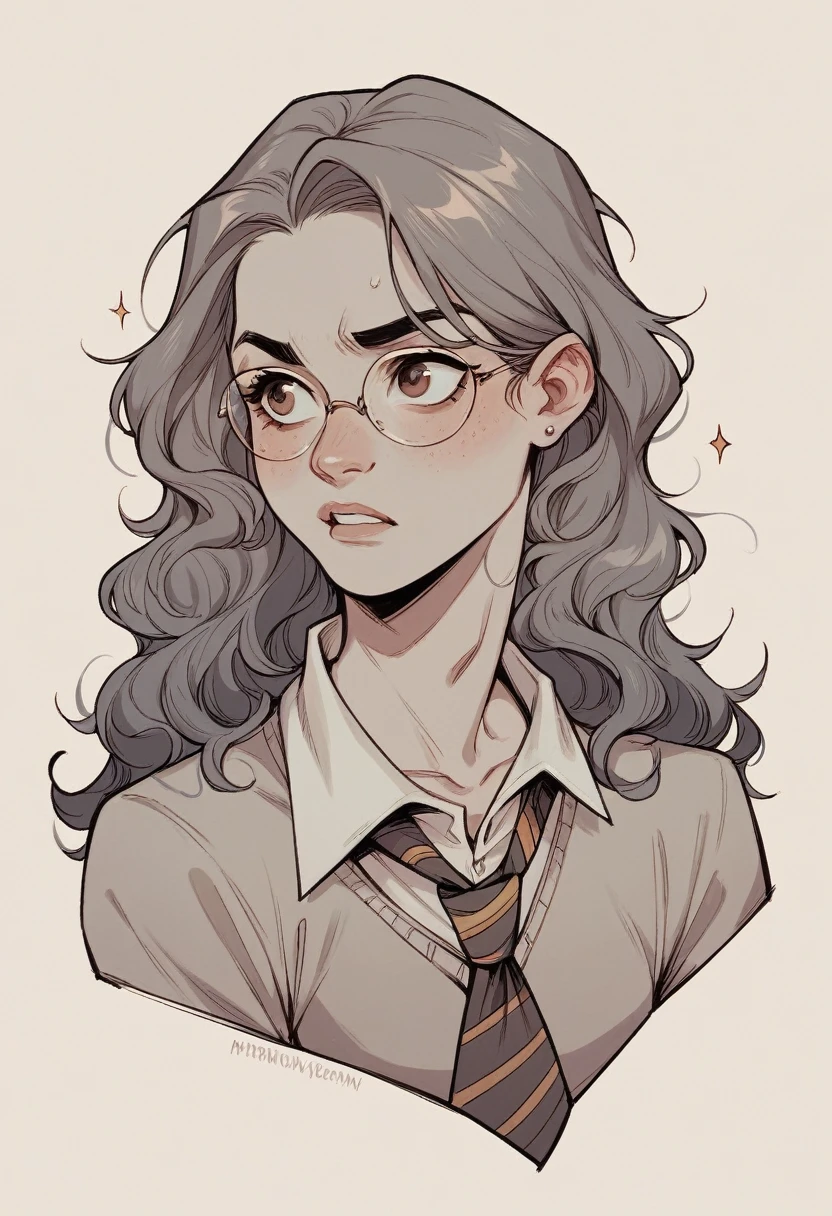 Draw a Harry Potter cartoon 