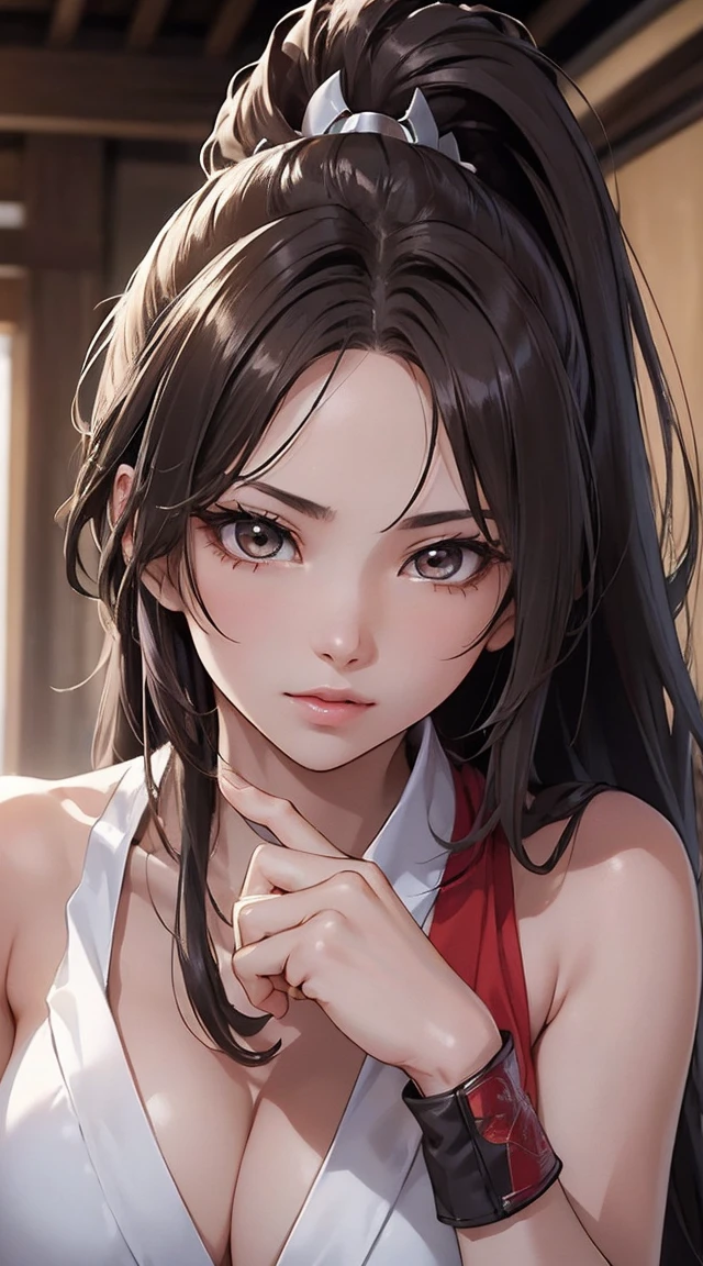 ((High Kick:1.6))、((attack posture:1.4))、((8K)), ((32k)), ((Highest quality)), ((masterpiece)), ((超High resolution)), ((Tmasterpiece)), (((head shot:1.6)))、((8K)), ((32k)), ((Highest quality)), ((masterpiece)), ((超High resolution)), Fine skin、女性1 person、Off the shoulder、((Mai Shiranui:1.2)), Expose your shoulders、Brown Hair, Brown eyes, long hair,Downhair,1 person、Age 25, Japanese Mature, beautiful指, beautiful長い脚, beautiful体, beautiful鼻, beautifulキャラクターデザイン, Perfect Eyes, Perfect Face, jewelry, hair ornaments (Tabletop, Highest qualityの, Highest quality, beautifully、beautiful: 1.2), Very detailed, More detailed,適切な体のProfessionalポーション,Tabletop,Ultra-high quality output images,High resolution,Intricate details,Very delicate and beautiful hair,Realistic photos,dream-like,Professionalの照明,Realistic Shadows,Focus Only,フローティングスカートFine skinの質感, High quality fabric, High quality metallic texture、((Beautiful and dense face))、RAW Photos、Professional, Ultra-fine painting, ((alone)), beautiful胸、Highest quality, Very detailed, Very detailed詳細, Finer details, so beautiful,(Five Fingers, Four fingers and thumb),Concept Art, Detailed fantasy art,8KHigh resolution, Detailed Art, 8 Slim legs, Defined, Defined fingers