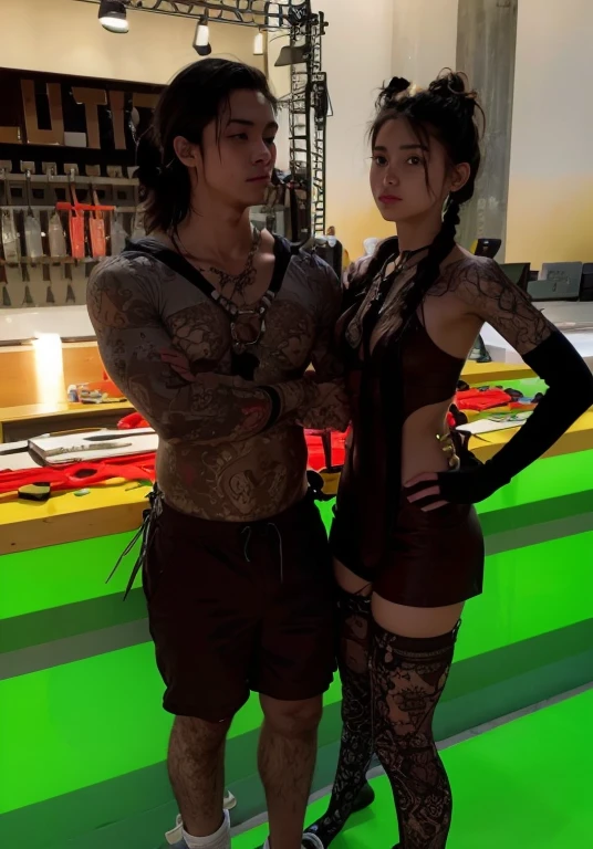 (best quality, highres, masterpiece, photorealistic:1.2),(HDR, vivid colors, wide angle, seen from below),((2people):1.65), (((a very old man with bare body, yakuza likeness):1.23) and (young girl with sagging breast, red hair, slim fit body):1.3)), posing for a picture, professional dynamic lighting, (upperbody:1.3), naughty expressions, (sexy poses, hug each other, back to front), ((soaking in the river with waterfall):1.4), foggy and snowy background, cool tones, intimate atmosphere, romantic vibe, photon mapping