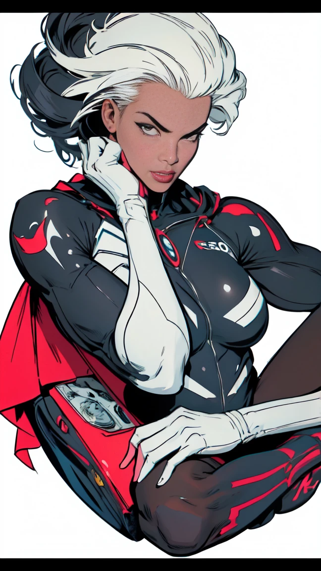 (((photo by full body))) work of art,Extremely beautiful woman,Excellent sense,(((perfect very white background))),American comics,(((The Perfect Woman))),(((a person))),Colorful,Upper body perfect highly detailed,highly detailed face,near future,SF,Provocative attitude,