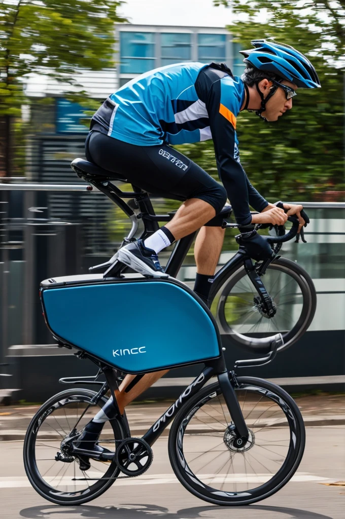 Kinetic energy through a bicycle