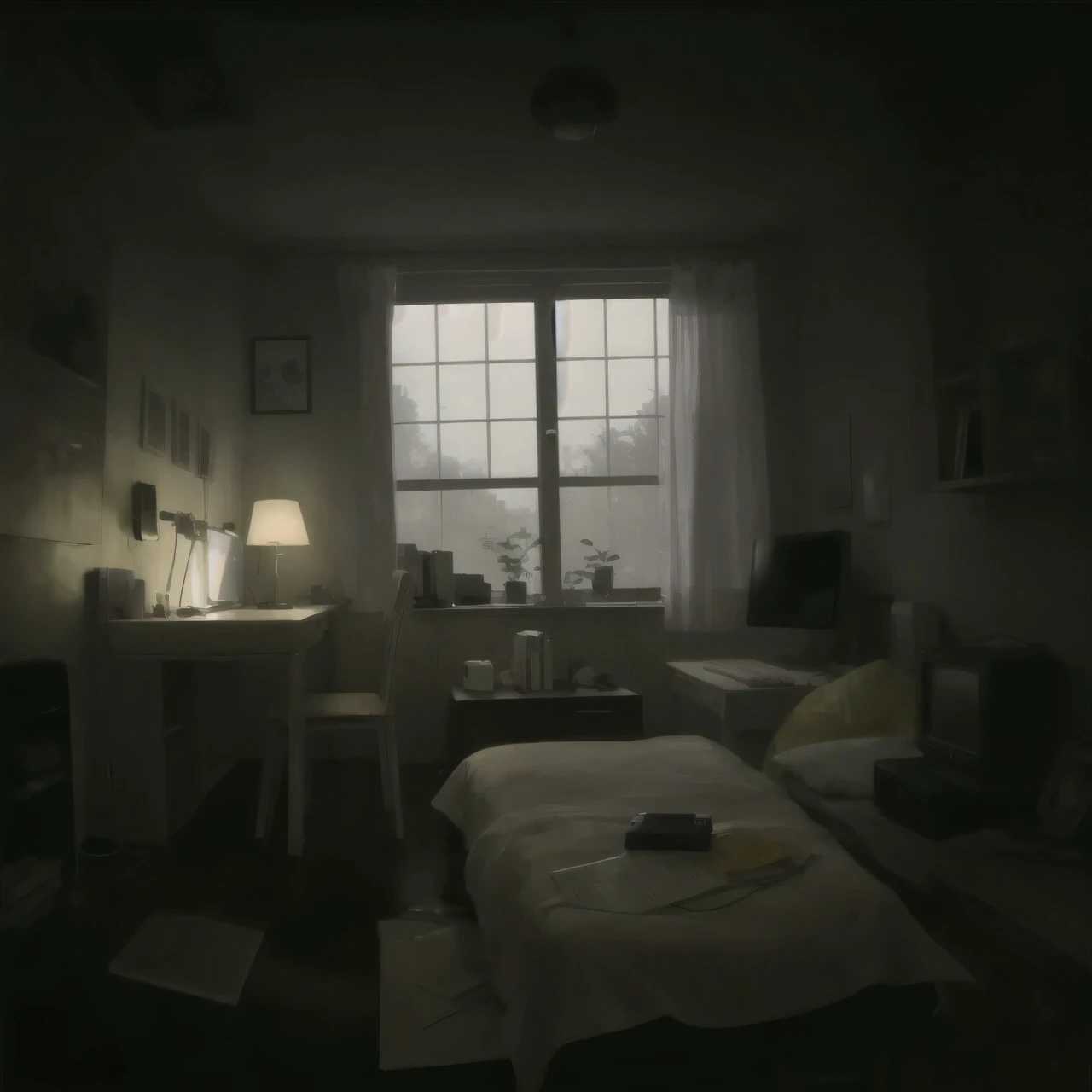 Cat on bed