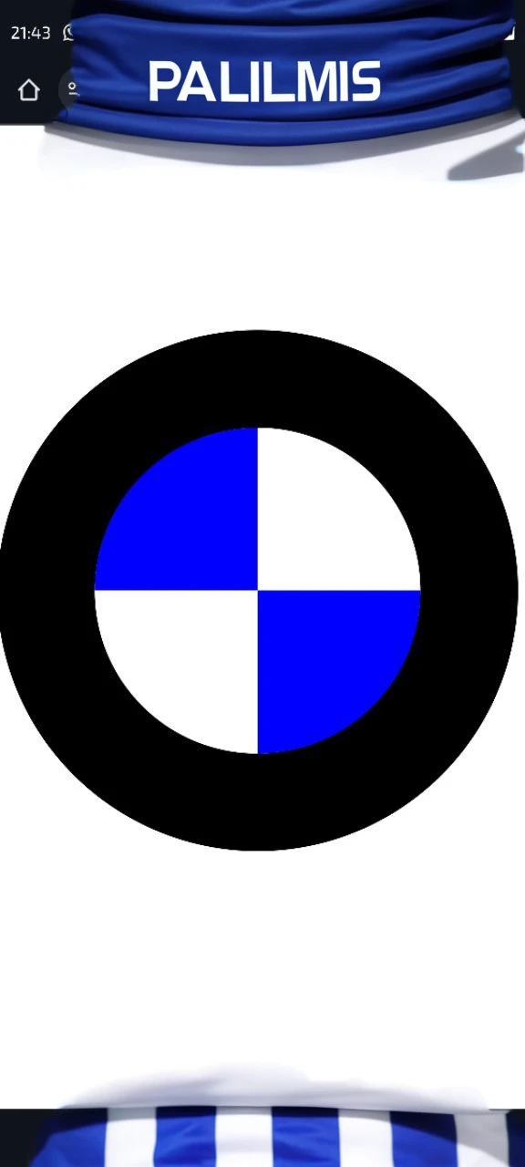 Create a football team badge with Palmares written on it