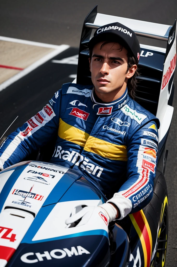 Champion Brazilian Formula 1 driver 