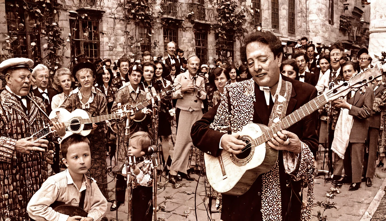1966; John Lennon ( Sgt. Peppers) tocando Ukulelê, by Genevieve Naylor