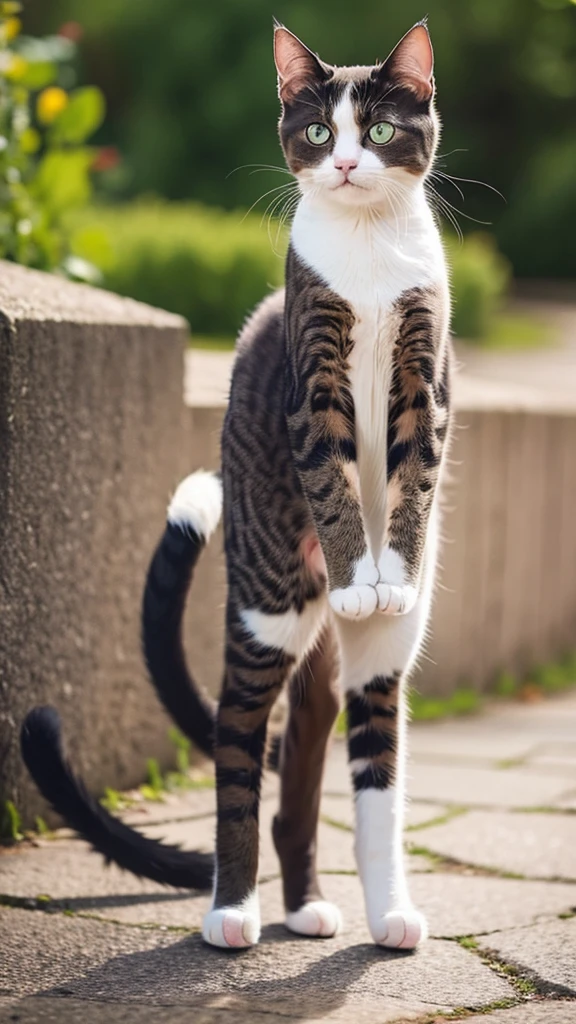 Cat meme Cat standing upright on two legs
Cute Scottish, beautiful pattern, eyes staring at us, .