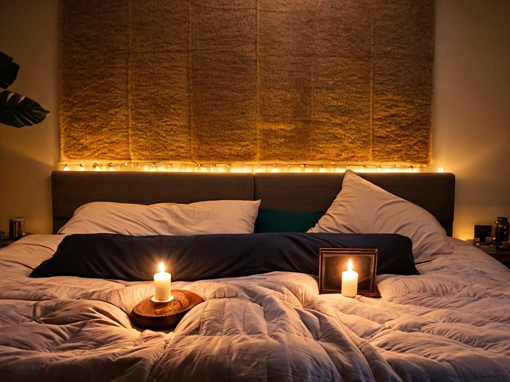 Create an intimate scene featuring two adult men engaged in a consensual sexual encounter. The setting should be a private and comfortable bedroom with soft lighting that creates a warm and inviting atmosphere. The men should be portrayed in a loving and respectful manner, with an emphasis on their emotional connection and mutual consent. The composition should focus on their bodies intertwined, capturing the physicality of the moment while maintaining an artistic and tasteful perspective. Attention to detail is important, including the realistic depiction of their physiques, expressions of pleasure, and the overall mood of intimacy and closeness.
