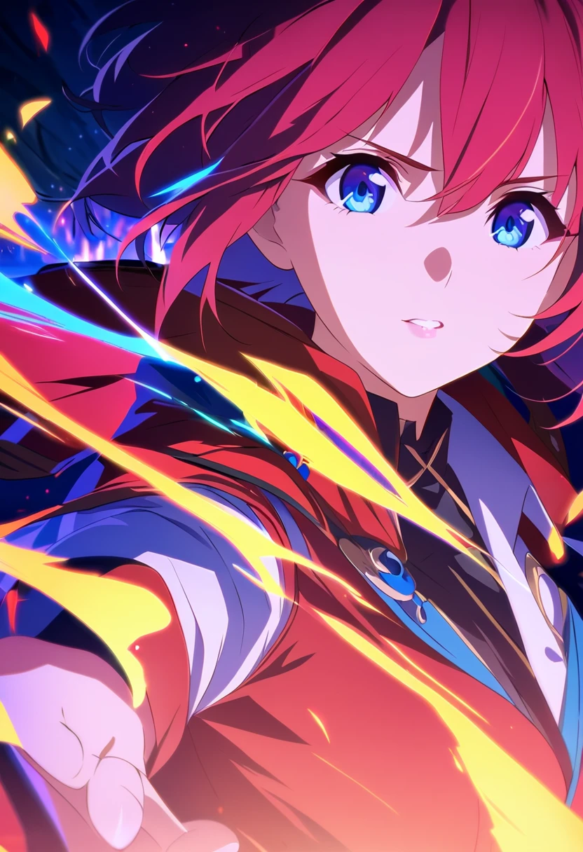 una chica de pelo rojo, se ve muy tierna, sus pechos son grandes, beautiful eyes, vivid colors, dramatic lighting, cinematic composition, 8k, high quality, masterpiece