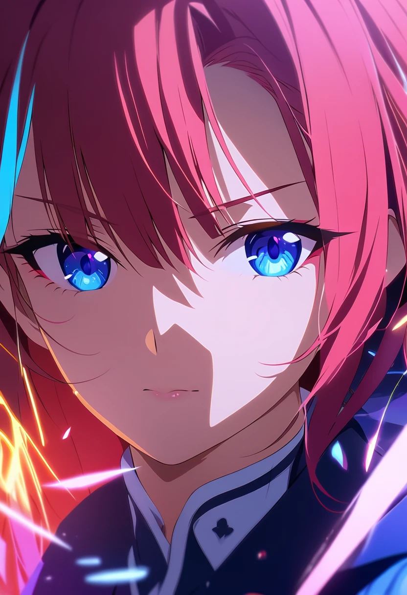 una chica de pelo rojo, se ve muy tierna, sus pechos son grandes,  beautiful eyes, vivid colors, dramatic lighting, cinematic composition, 8k, high quality, masterpiece