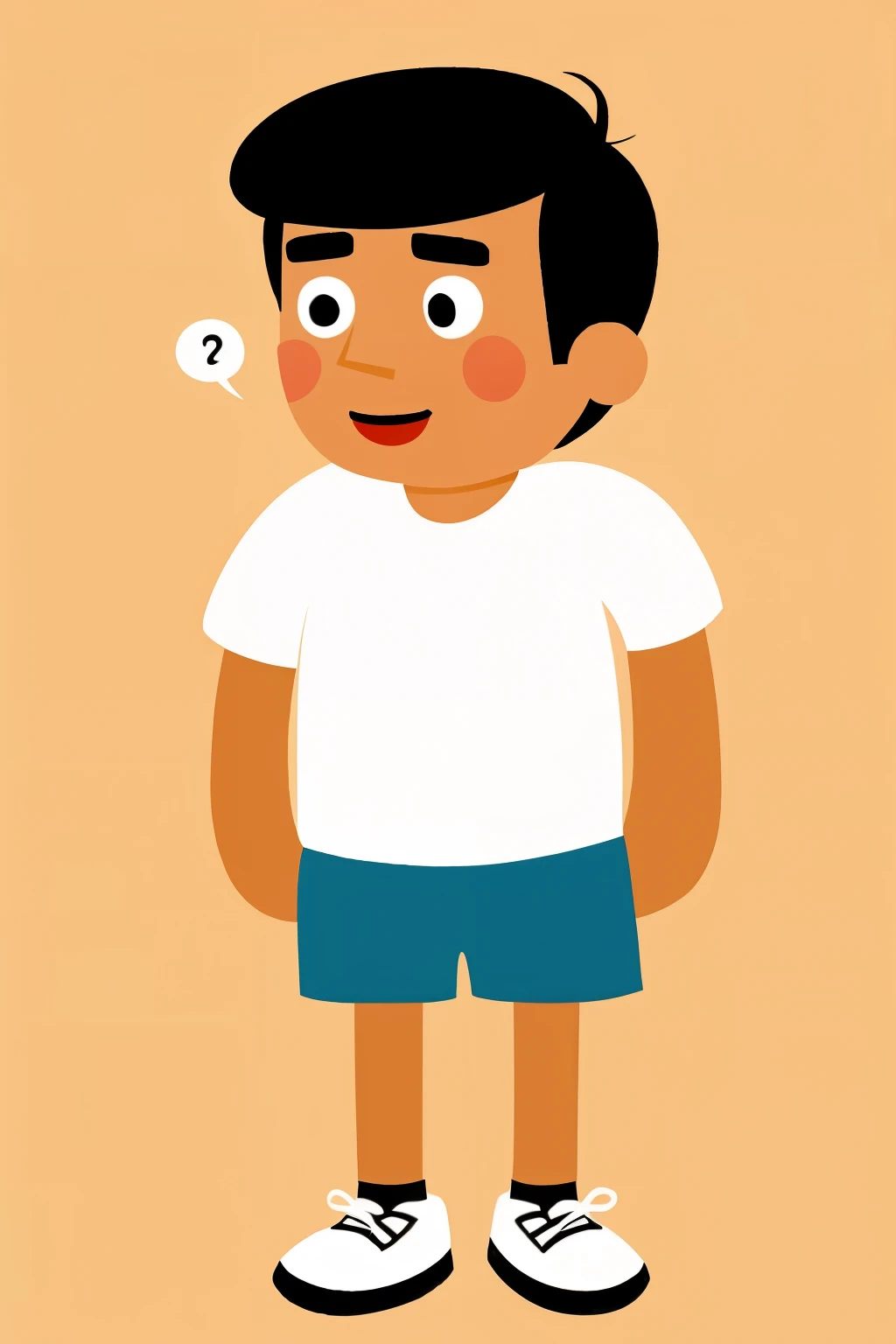 cartoon of a person who is sad because he doesn't know how to ride a bicycle