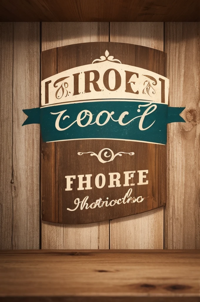 Logo about food(farofa) where I want rustic and modern but not many colors just cold colors and realistic