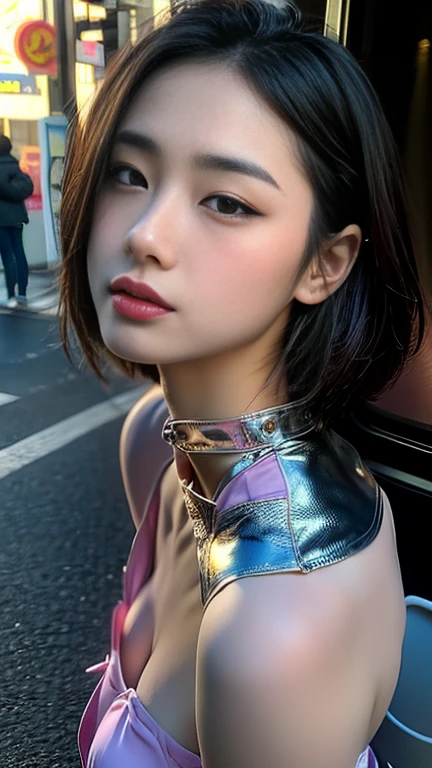 (8K, RAW Photos, 最high quality, masterpiece: 1.2), (Realistic, photoRealistic: 1.37), 1 A woman wearing a Chinese dress standing on the sidewalk, Cityscape, Day, Sunny Morning, Professional Lighting, Photon Mapping, Radio City, Chinese women, , masterpiece, 最high quality, high quality, High resolution, big , ((Face close-up)),Tingling nipples、Out of breath、Feels good、oh、Endless caressing with a clitoral vibrator、Caressing the vagina with lotion piston、orgasm、