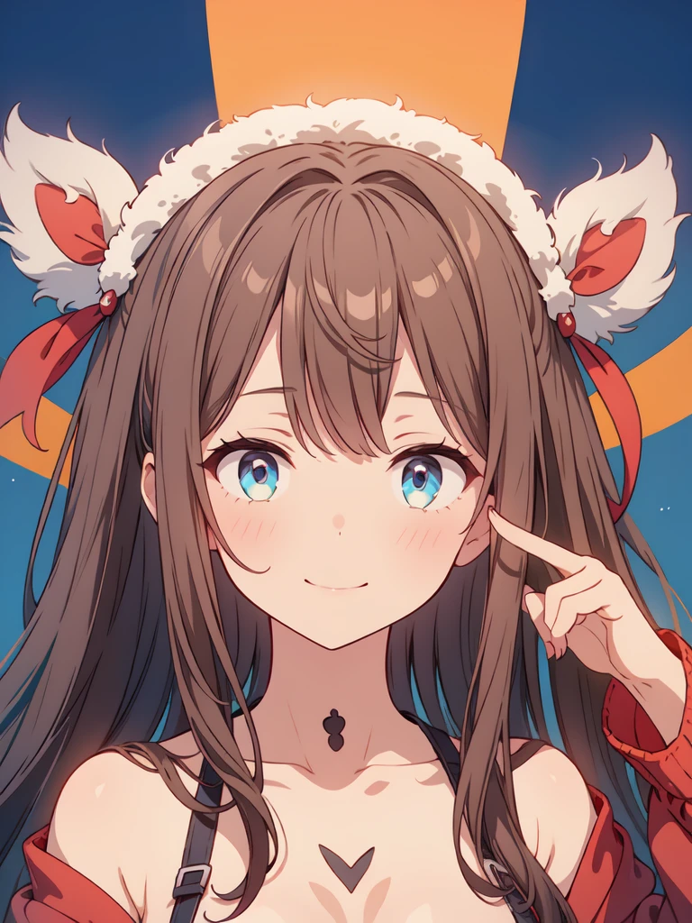1girl,V sign