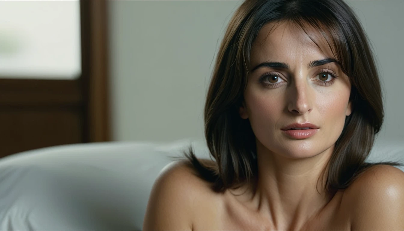 ((full body:1.4)),((wide shot:1.4)),((lying on one's back:1.4))((missionary position)),((lying on bed)),((Penelope Cruz:1.4)),wide shot,ultra-detailed,((nsfw)),((1 40 year old female and 1 boy having sex:1.4)),masterpiece, best quality, highly detailed, ultra detailed, high resolution, absurdres, 4K, 8K,detailed face,delicate fingers,1 woman,40 years old,((gasping face)), Wrinkles at the corners of the eyes, ,,milf, ((full nude:1.4)), ((cowgirl position)),thin jaw line, Penis, Vagina, ((beautiful facial outline)),Show vagina and penis,overall (body), ,white female, ,completely naked, beautiful boobs:1.4 ,huge breasts, sagging breasts,, perfect vagina:1.4, ((perfect eyes:1.4)),symmetrical eyes,shining eyes,detailed eyes,climax,looking at partner, master piece,High quality 8K