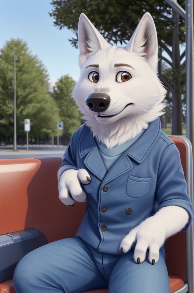 Varvara\(Moscow\), (white body:1.3), white fur, Brown eyes, Moscow, dressed, denim shirt, jeans, Dog, wolf, Detailed fur, woman, breast, antro, paw pads, nails, treat guests, waves to the viewer, 5 fingers, paws, 4 fingers, ring, sitting at home BREAK from nextel, for dating, by xenoforge, (difficult, high detail, survey, soft focus, walk with RAW, young, carriage, новорожденный
ФотоRealism, Realism, фотоRealism, digital style, Subsurface scattering,
masterpiece, Best quality, ultra realistic, 8 k)
