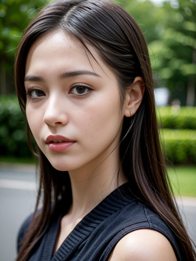 masterpiece, best quality, realistic, Real Skin,1 woman, outdoor,low_key,