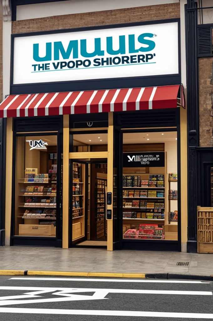 Un logo de una tienda virtual de variedadeS, the store will be named: multiShop w&S